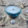 Bougie Artisanale Bleu - My Coco Candle