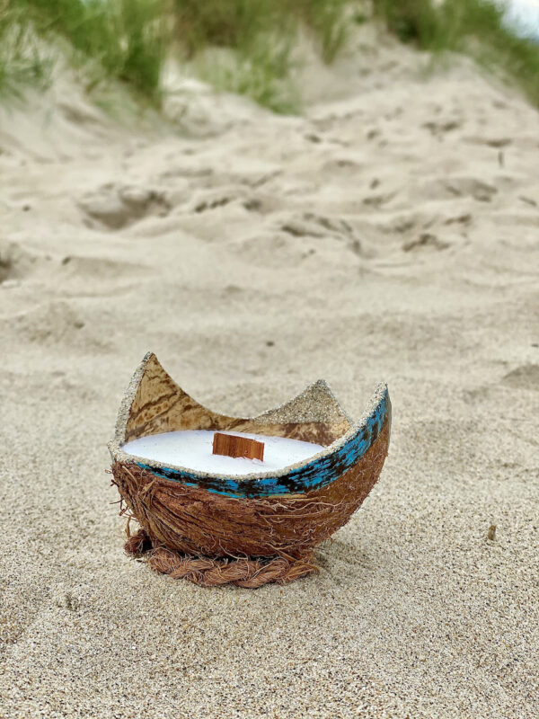 Bougie Coco dans le Sable - My Coco Candle