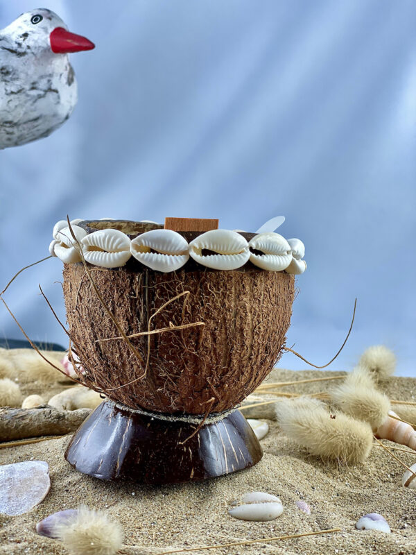 Bougie avec Coquillages Cauris - My Coco Candle