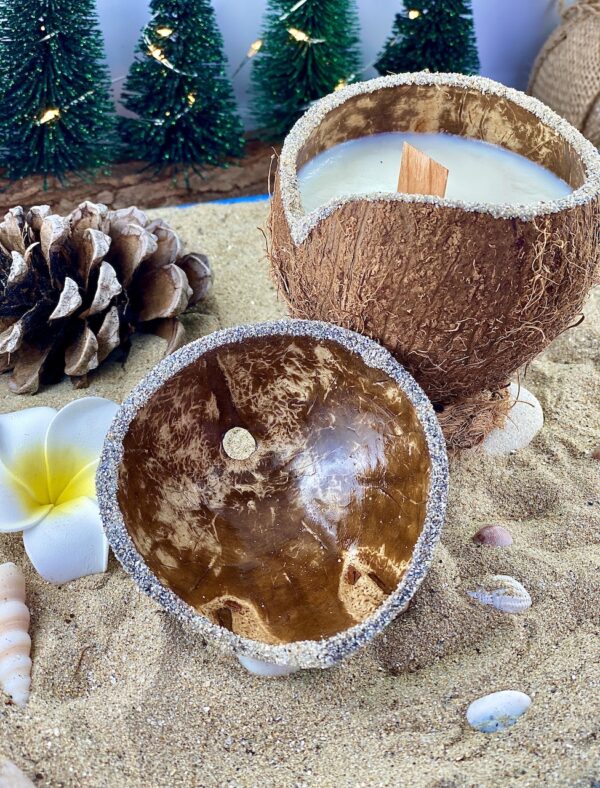 Bougie Artisanale au Monoï de Tahiti - Cococandle