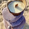 Bougie Noix de Coco Artisanale à la Vanille - My Coco Candle