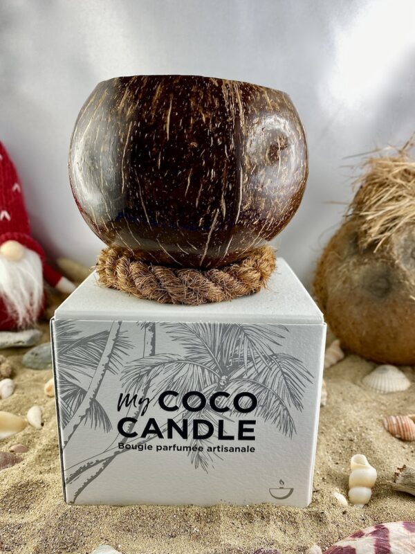 Bougie Coco Polie au Monoï de Tahiti - My Coco Candle