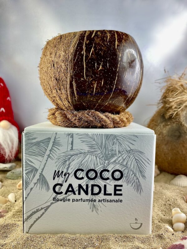 Bougie Coco Naturelle et Polie au Monoï - My Coco Candle
