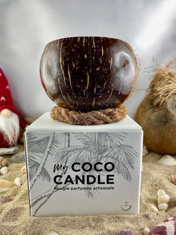 Bougie Coco Naturelle et Polie au Monoï - My Coco Candle