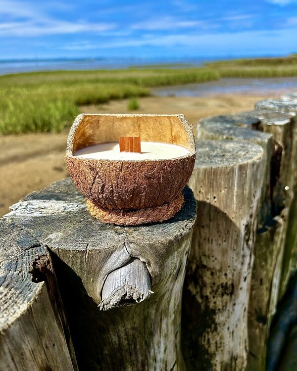 Bougie Artisanale Bio noix de coco - My Coco Candle