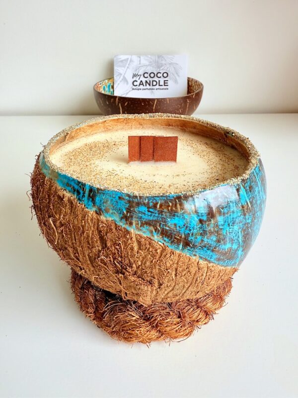 Bougie Bio Parfumée au Monoï de Tahiti