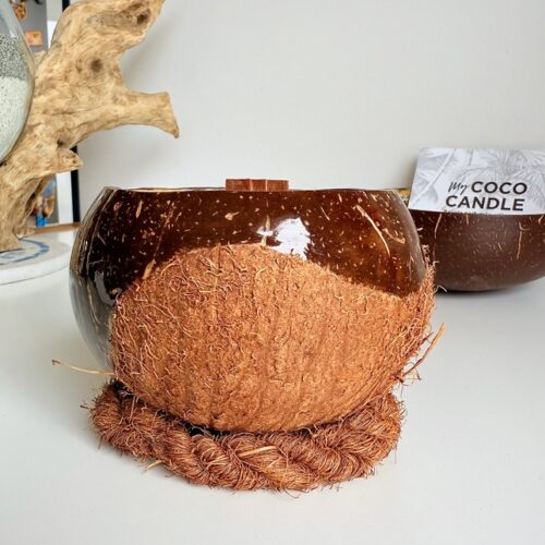 Bougie Coco Polie à la Main