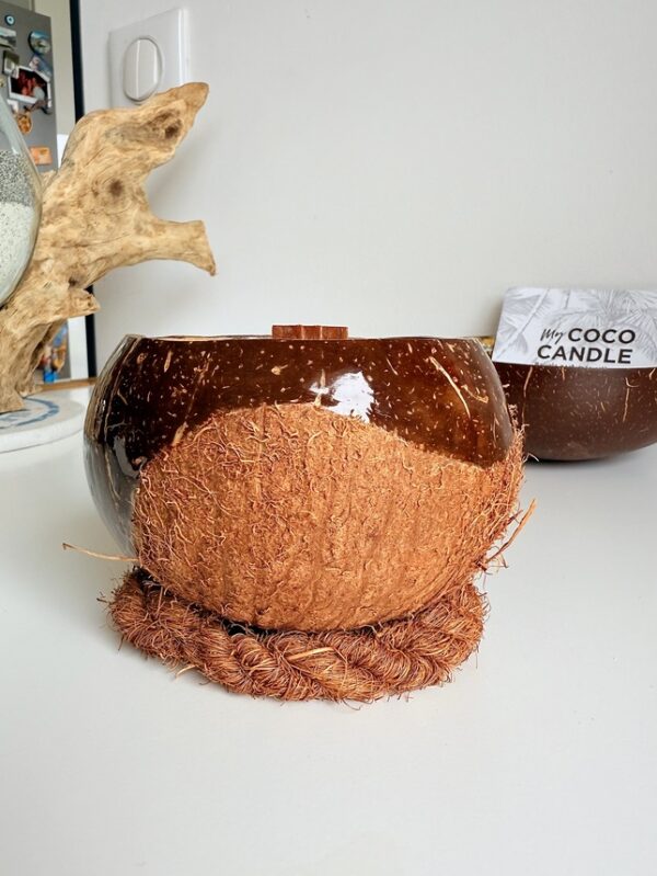 Bougie Coco Polie à la Main