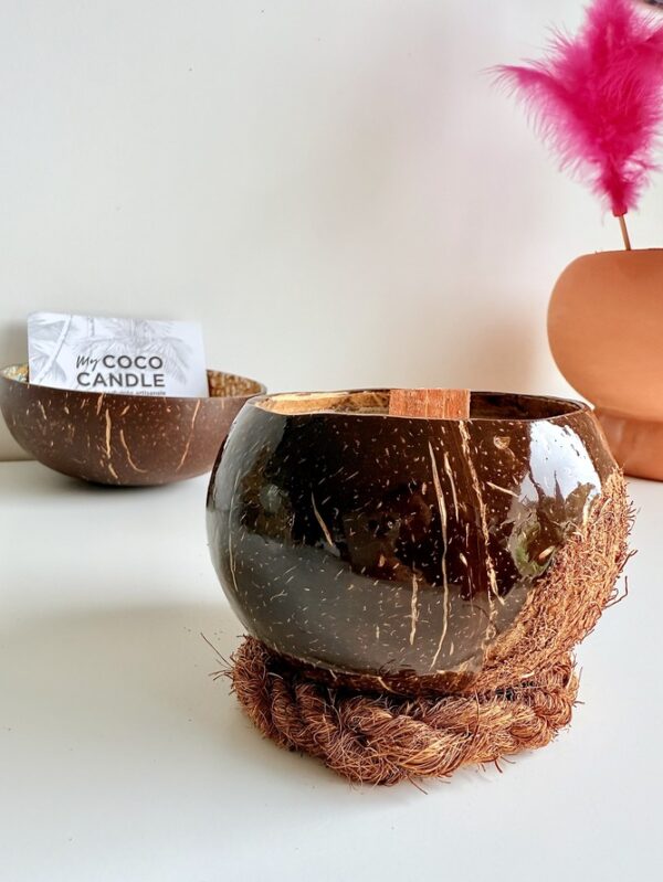 Bougie Coco Polie à la Main