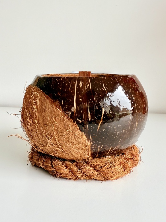 Bougie Coco Polie à la Main