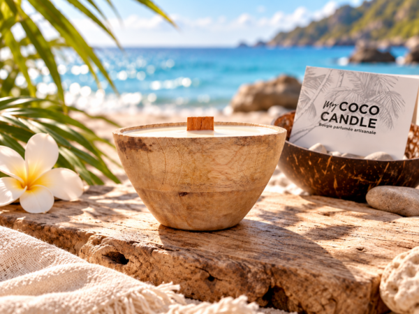 bougie artisanale bol manguier - My Coco Candle