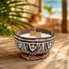 Bougie Hanoï Dans Noix de Coco Peinte à la Main - My Coco Candle