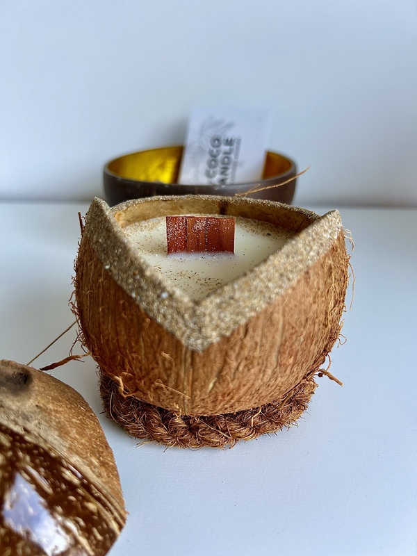 Bougie Naturelle Coco au Monoï de Tahiti - My Coco Candle