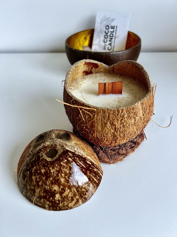 Bougie Naturelle Coco au Monoï de Tahiti - My Coco Candle