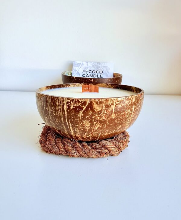 Bougie Naturelle au Monoï de Tahiti Bio - My Coco candle