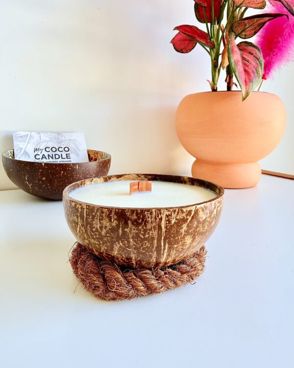 Bougie Naturelle au Monoï de Tahiti Bio - My Coco candle