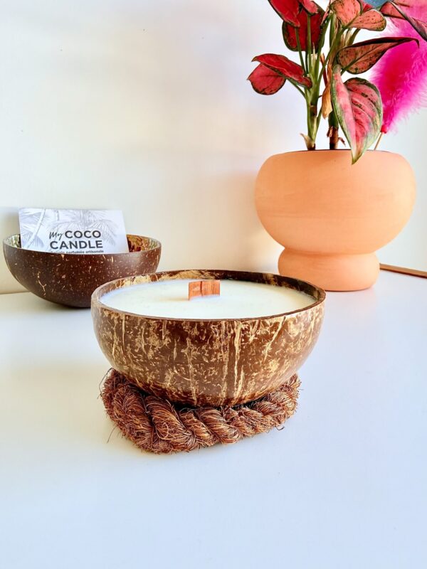Bougie Naturelle au Monoï de Tahiti Bio - My Coco candle