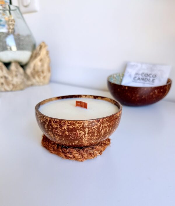 Bougie Naturelle au Monoï de Tahiti Bio - My Coco candle