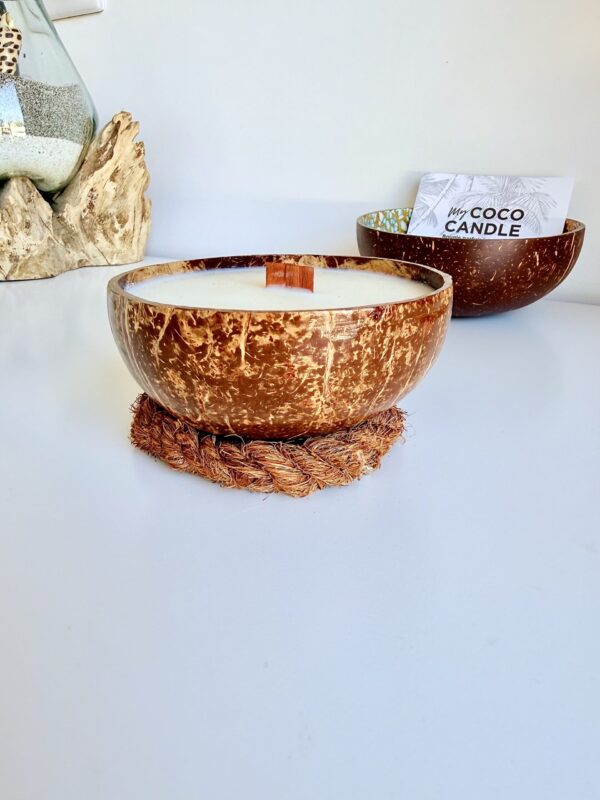 Bougie Naturelle au Monoï de Tahiti Bio - My Coco candle