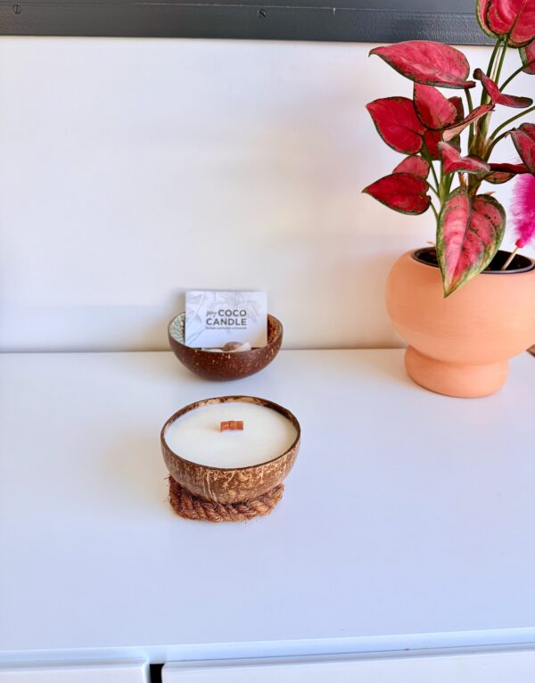 Bougie Naturelle au Monoï de Tahiti Bio