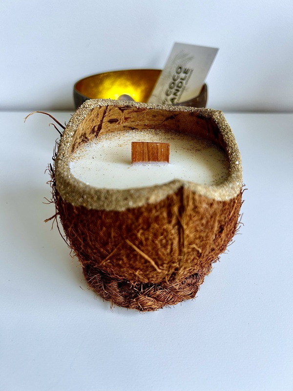 Bougie Noix de Coco à la Cire Bio