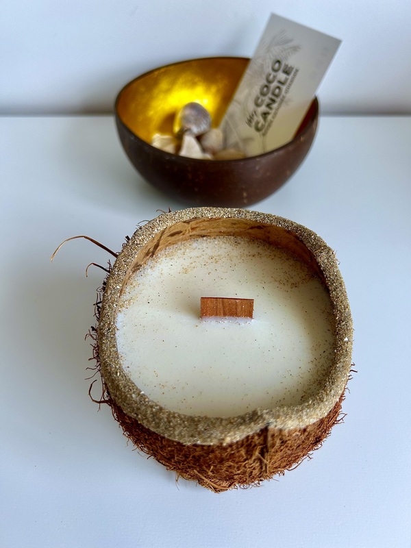 Bougie Noix de Coco à la Cire Bio