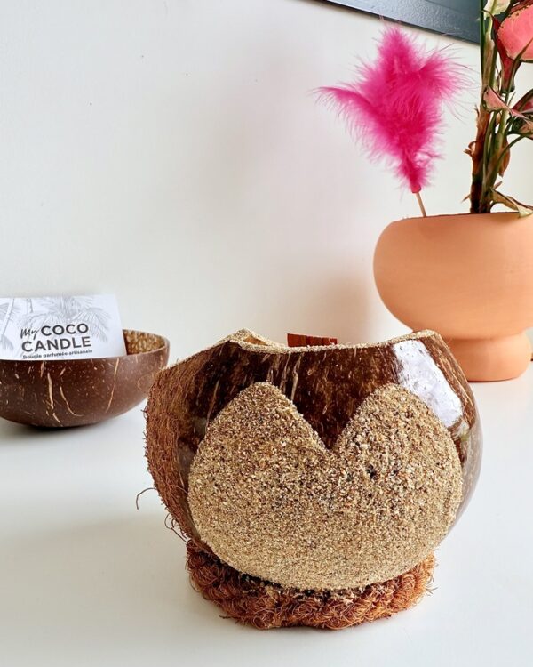 Bougie Noix de Coco à la Vanille de Madagascar