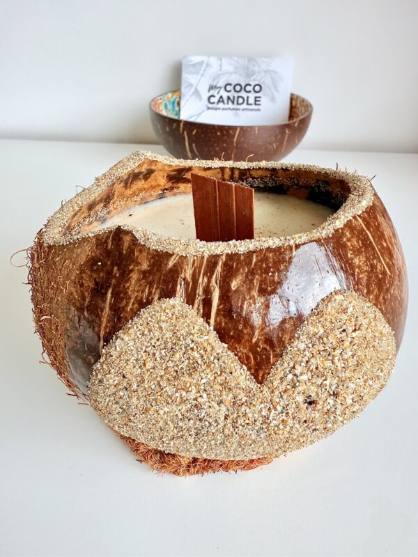 Bougie Noix de Coco à la Vanille de Madagascar