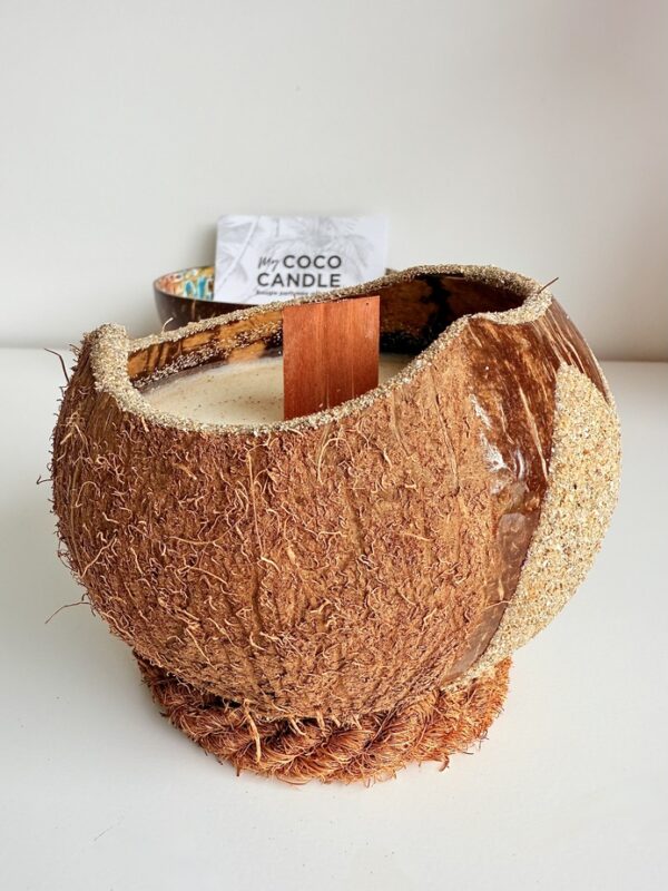 Bougie Noix de Coco à la Vanille de Madagascar
