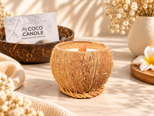 bougie noix de coco 300 g - My Coco Candle