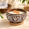 bougie noix de coco peinte à la main - My Coco Candle