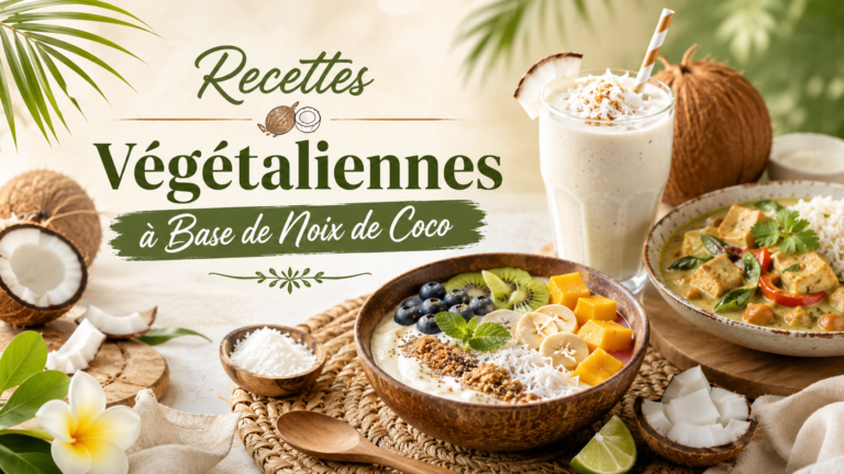 Recettes Végétaliennes à Base de Noix de Coco