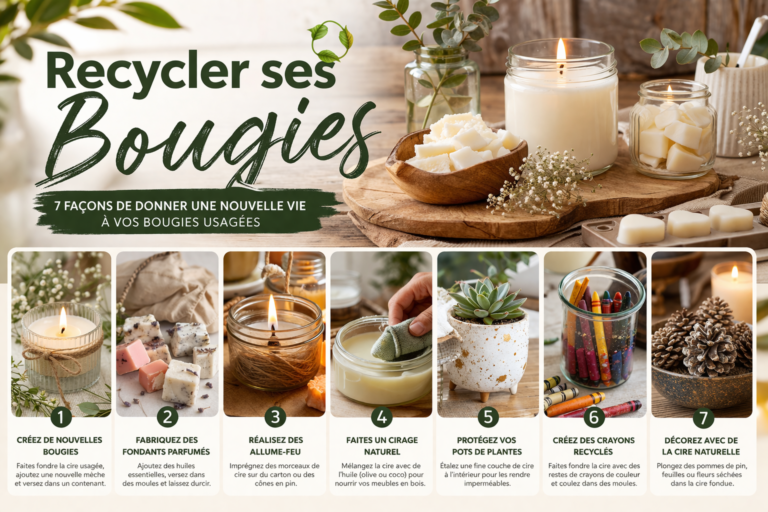 Recycler ses Bougies : 7 Façons de Donner une Nouvelle Vie à vos Bougies Usagées