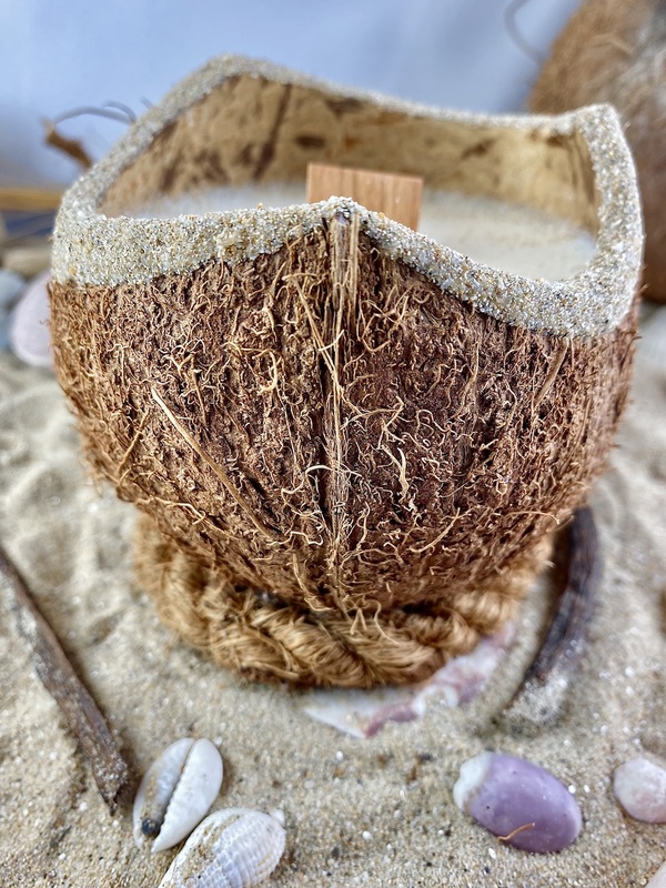 Bougie à la cire bio noix de coco