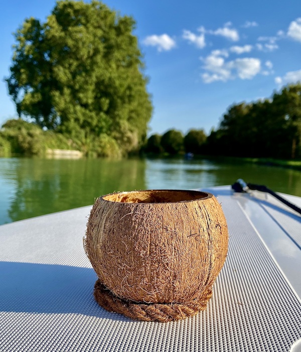 Bougie Coco à la Cire Végétale 300 Gr