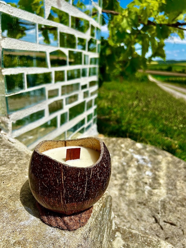 Bougie Végétale Parfumée à la Vanille de Madagascar