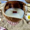 Bougie Artisanale Noix de Coco au Monoï