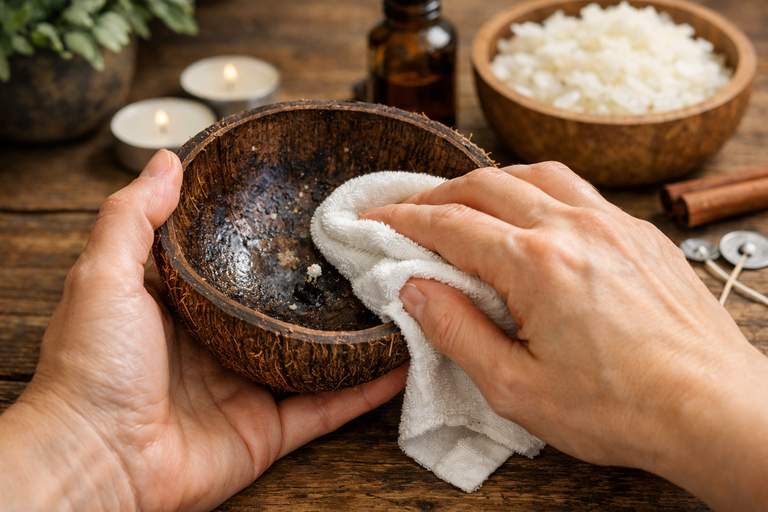 Réutiliser les coques de noix de coco