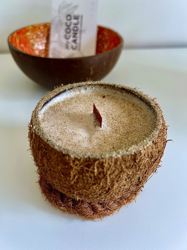 Bougie Naturelle à la Vanille de Madagascar - My Coco Candle