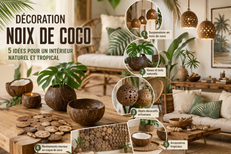 Décoration Noix de Coco : 5 Idées pour un Intérieur Naturel et Authentique