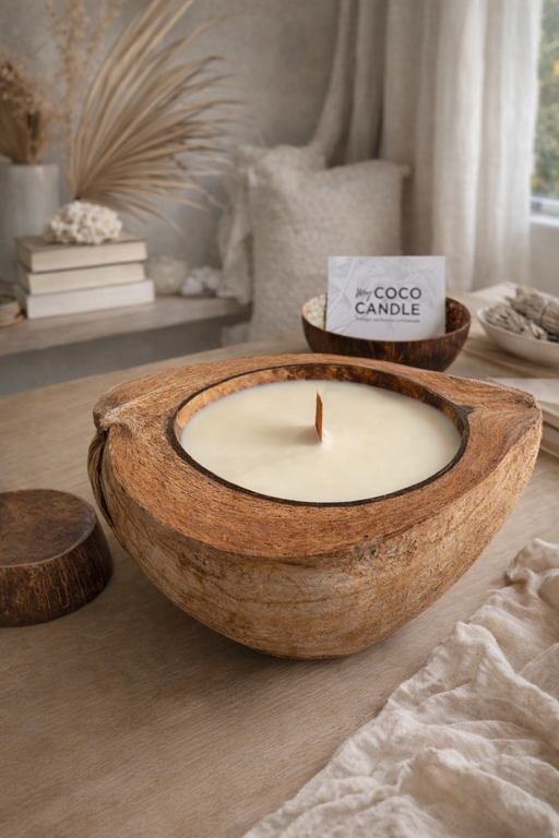 Bougie Noix de Coco Originale