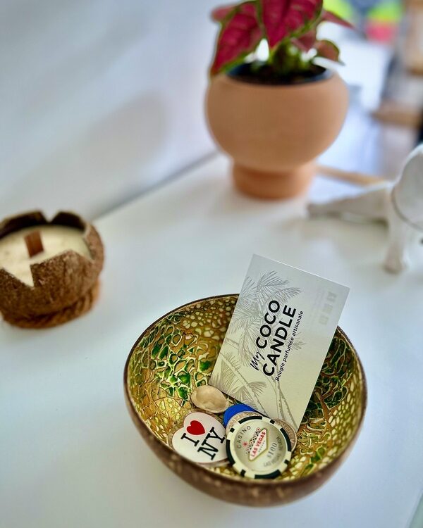 Vide Poche Naturel en Noix de Coco