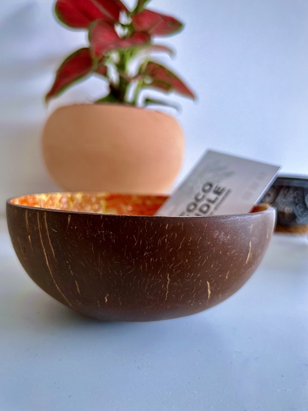 Vide Poche Écologique en Coque de Noix de Coco