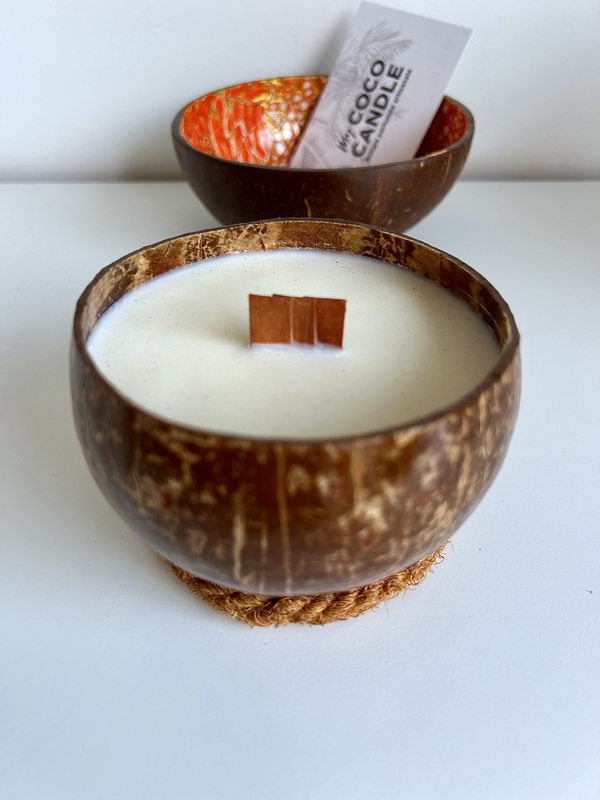 bougie coco polie à la Vanille de Madagascar - My Coco Candle