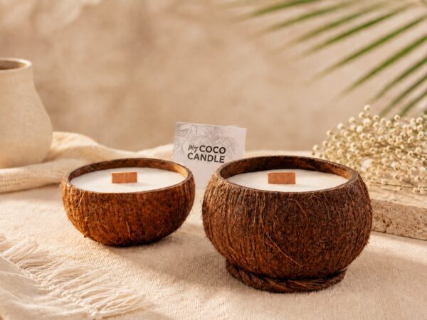coffret bougies noix de coco