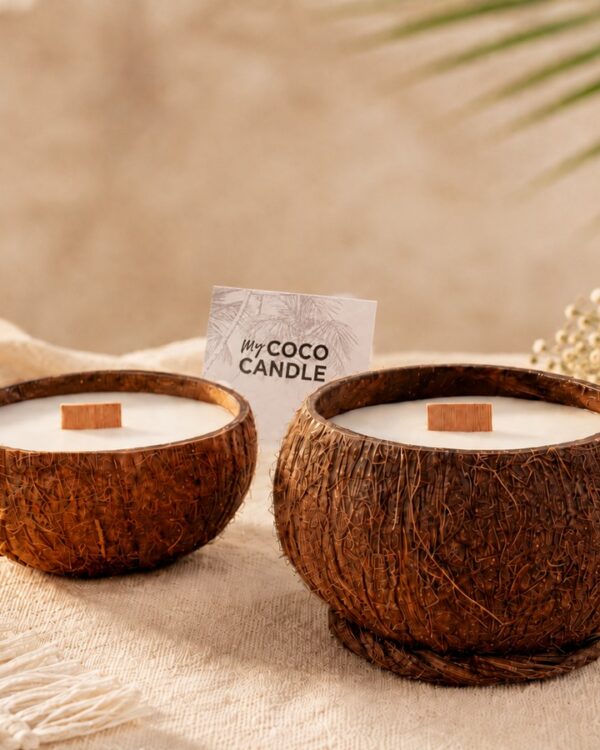 coffret bougies noix de coco