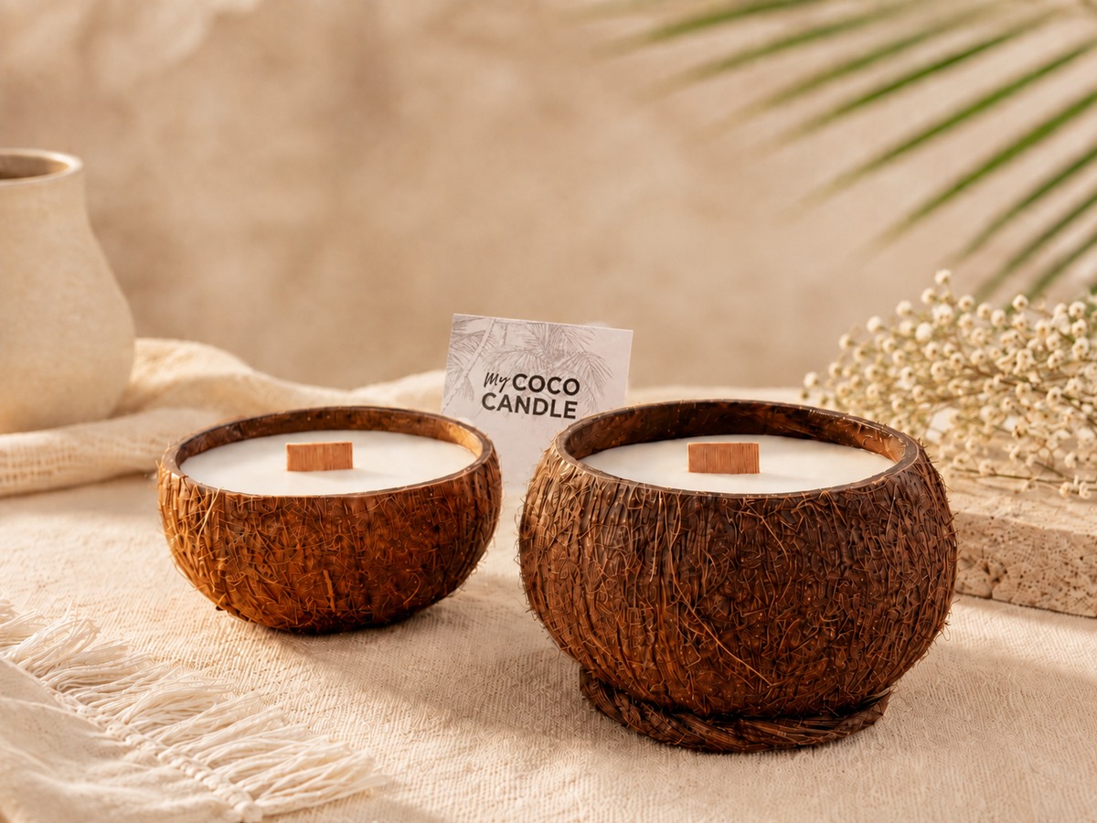 coffret bougies noix de coco