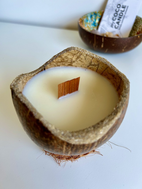 Bougie Eco-Friendly dans Noix de Coco - My Coco Candle