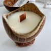 Bougie Eco-Friendly dans Noix de Coco