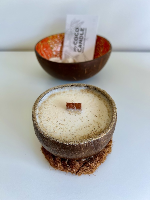 Bougie Noix de Coco à la Vanille